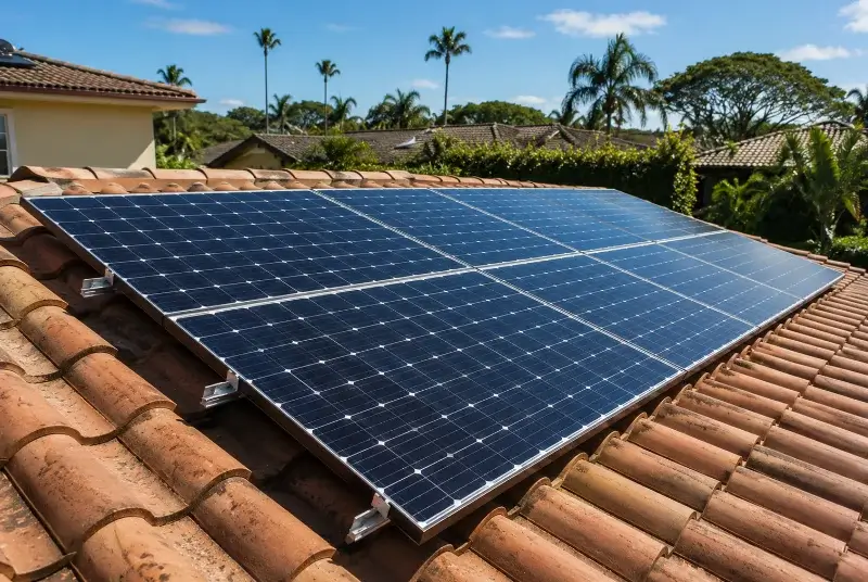 Installation de panneaux solaires à Menomblet